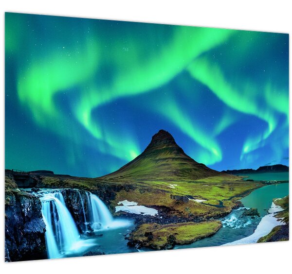 Kép - Kirkjufell, Izland (70x50 cm)