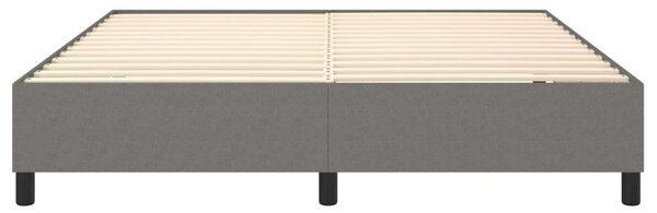 VidaXL sötétszürke szövet rugós ágykeret 180x200 cm