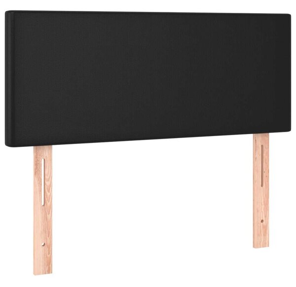 VidaXL Ágy - Fekete Műbőr - 80x200 cm