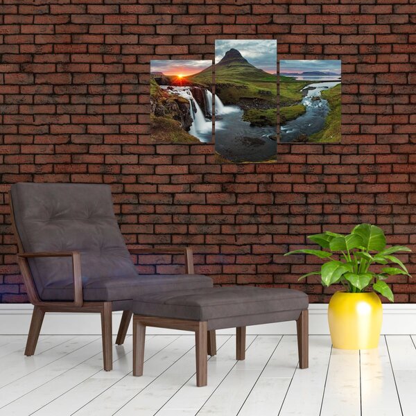 Kép - Kirkjufell naplementében (90x60 cm)