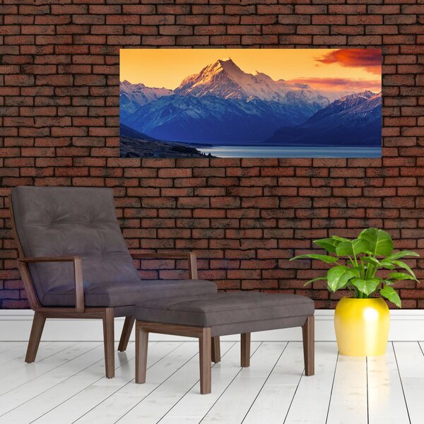 Kép - Pukaki-tó (120x50 cm)