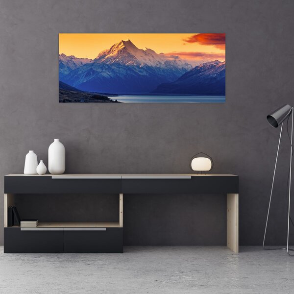 Kép - Pukaki-tó (120x50 cm)