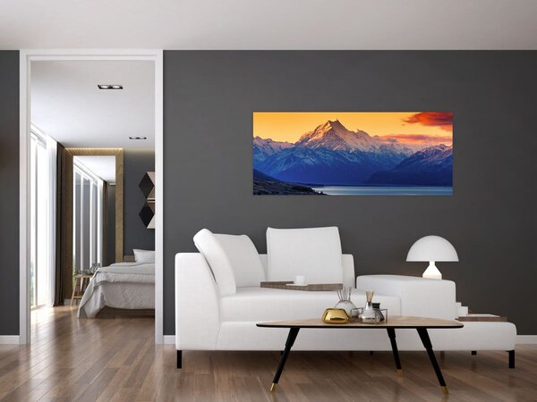 Kép - Pukaki-tó (120x50 cm)