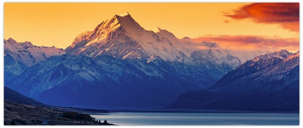 Kép - Pukaki-tó (120x50 cm)