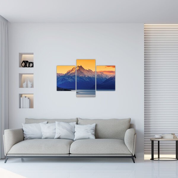 Kép - Pukaki-tó (90x60 cm)