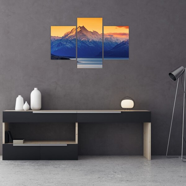 Kép - Pukaki-tó (90x60 cm)