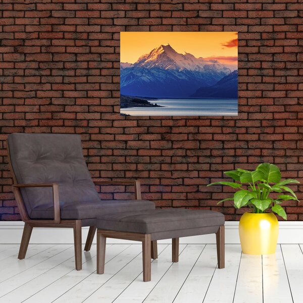Kép - Pukaki-tó (70x50 cm)