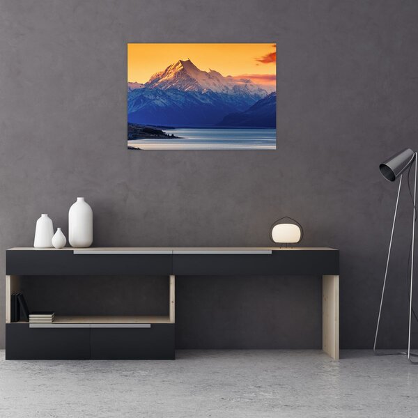 Kép - Pukaki-tó (70x50 cm)