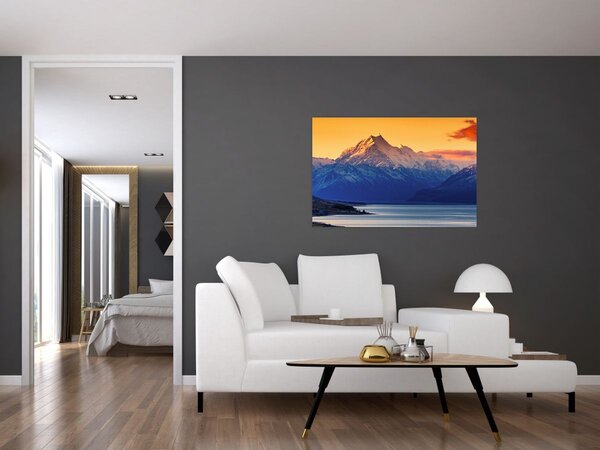 Kép - Pukaki-tó (90x60 cm)