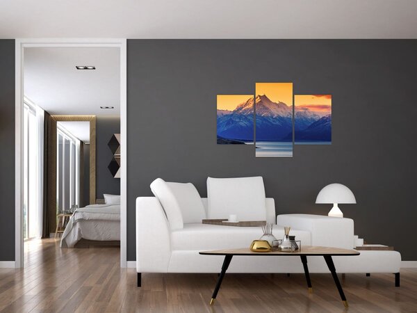 Kép - Pukaki-tó (90x60 cm)