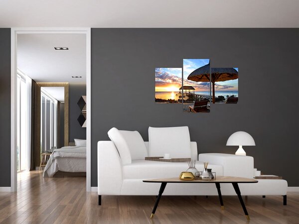 Kép - Naplemente Mauritiuson (90x60 cm)