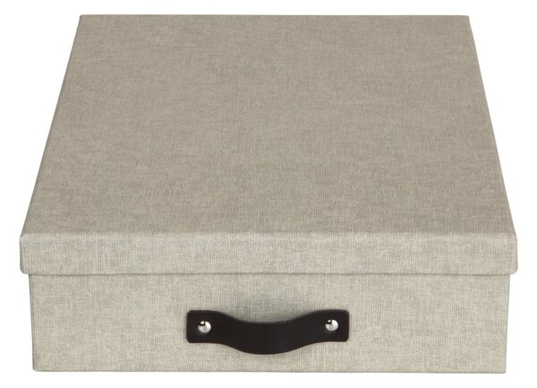 Oskar bézs tárolódoboz - Bigso Box of Sweden
