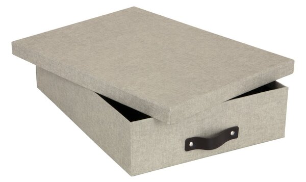 Oskar bézs tárolódoboz - Bigso Box of Sweden