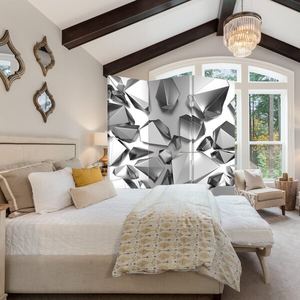 Paraván - 3D absztrakció (126x170 cm)