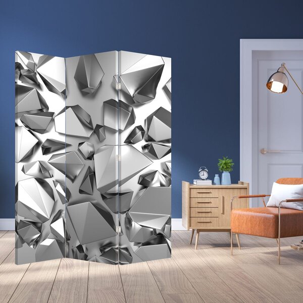 Paraván - 3D absztrakció (126x170 cm)