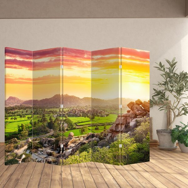 Paraván - Hampi-völgy Indiában (210x170 cm)