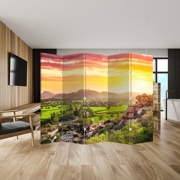 Paraván - Hampi-völgy Indiában (210x170 cm)