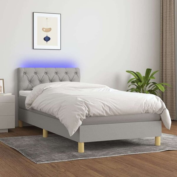 Modern LED-es Ágy - 80x200 cm