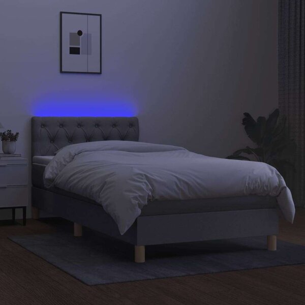 Modern LED-es Ágy - 80x200 cm