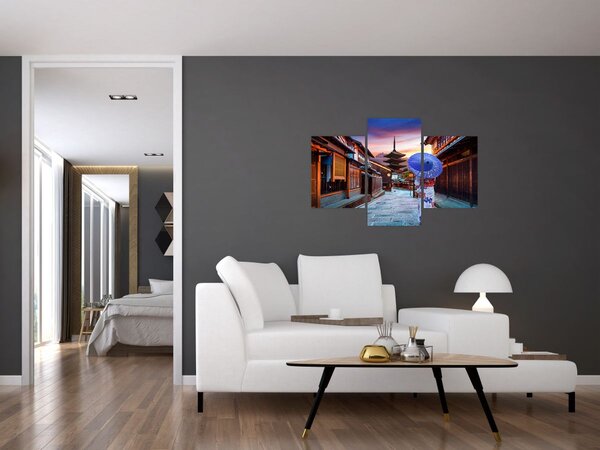 Kép - Ázsiai nő (90x60 cm)