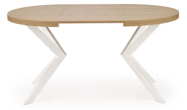 Asztal Houston 1495, 76cm, Arany tölgy, Fehér