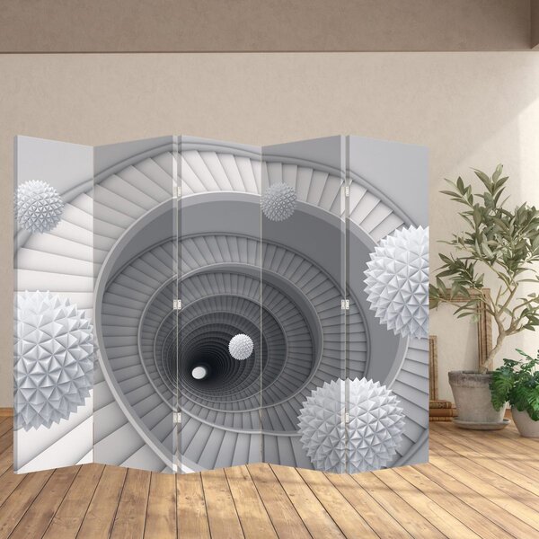 Paraván - 3D absztrakció (210x170 cm)