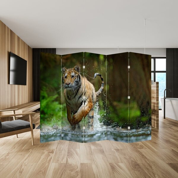 Paraván - Futó tigris (210x170 cm)