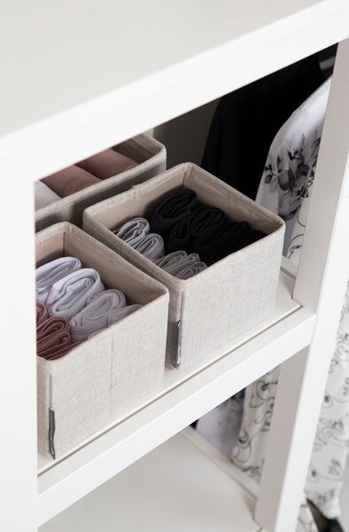 Drawer 3 db-os bézs rendszerező szett - Bigso Box of Sweden