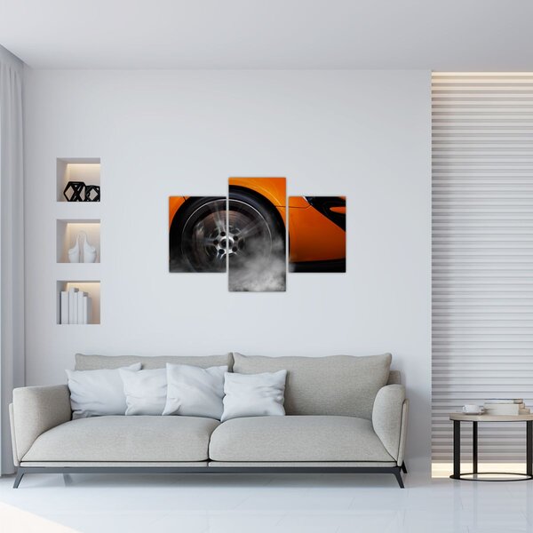 Kép - Narancssárga sportautó (90x60 cm)