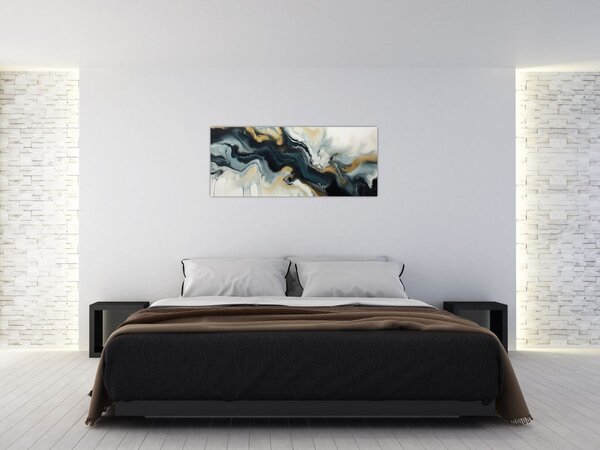 Kép - Márványozott rajz (120x50 cm)