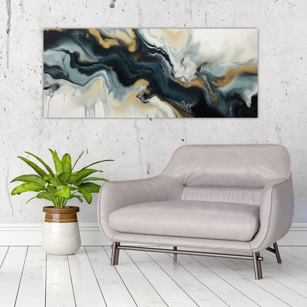 Kép - Márványozott rajz (120x50 cm)
