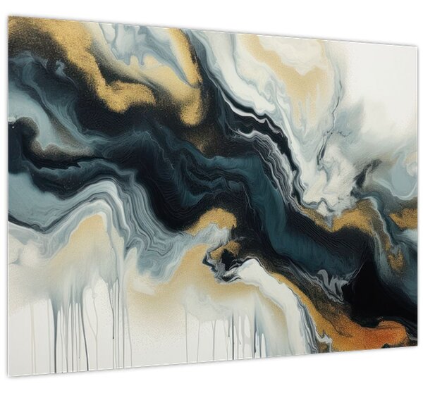 Kép - Márványozott rajz (70x50 cm)