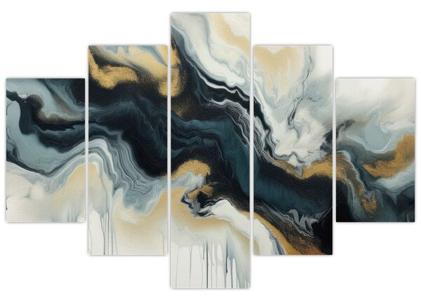 Kép - Márványozott rajz (150x105 cm)
