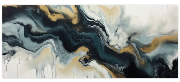 Kép - Márványozott rajz (120x50 cm)