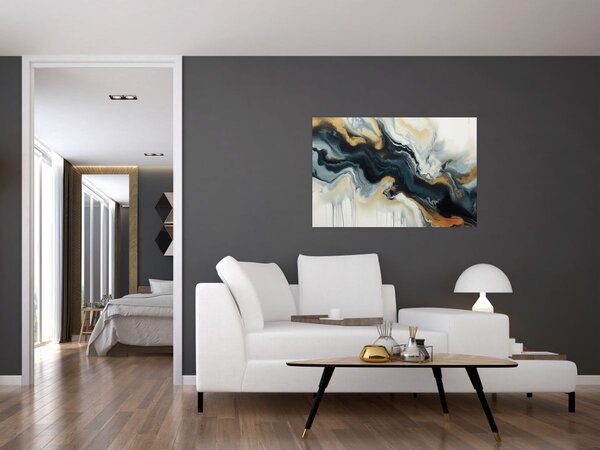 Kép - Márványozott rajz (90x60 cm)