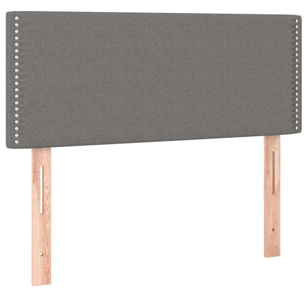Ágy 80x200 cm - Sötétszürke Szövet - LED Világítással