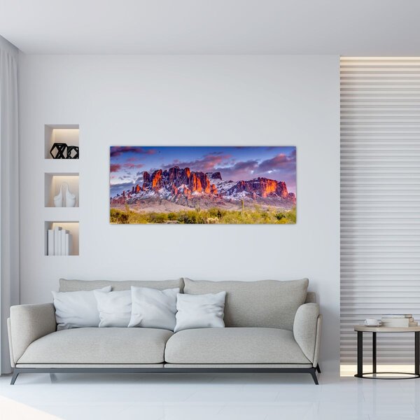 Kép - Hegyek Arizonában (120x50 cm)