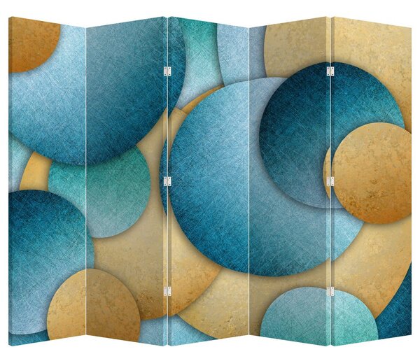 Paraván - Az absztrakciós körök (210x170 cm)
