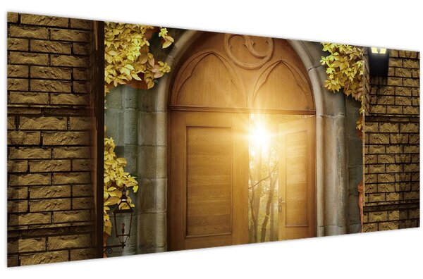 Kép - A kapu az erdőben (120x50 cm)