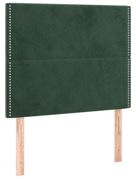 VIDAXL - Bársony Ágy LED-del - 100x200 cm