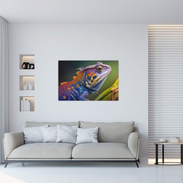 Kép - A színes leguán (90x60 cm)