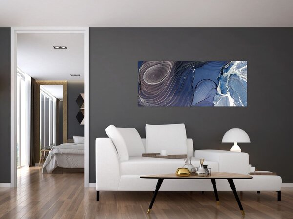 Kép - Márványozott tinta (120x50 cm)