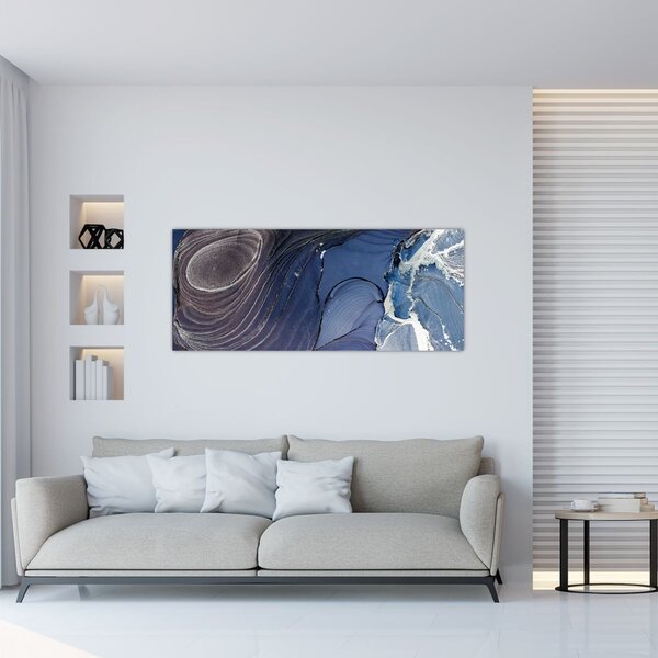 Kép - Márványozott tinta (120x50 cm)