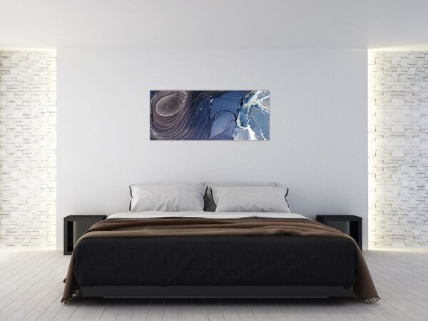 Kép - Márványozott tinta (120x50 cm)