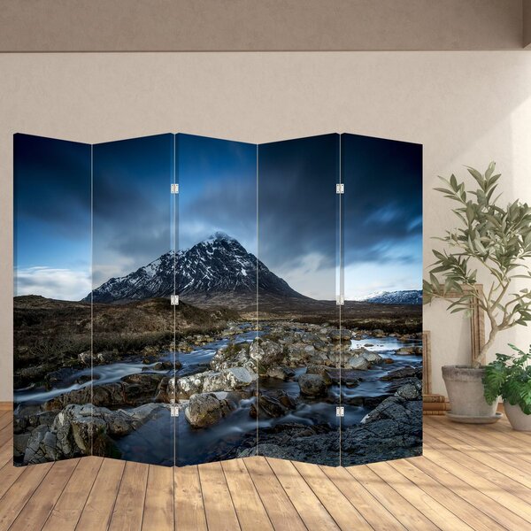 Paraván - Hegy és a folyó (210x170 cm)