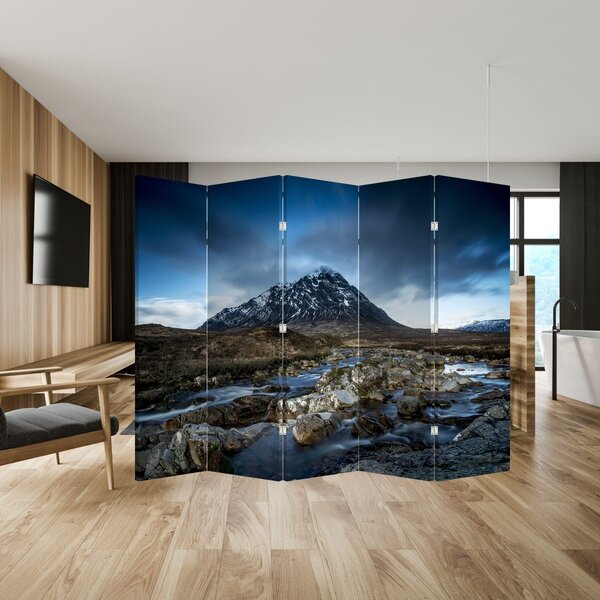 Paraván - Hegy és a folyó (210x170 cm)