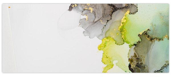 Kép - Absztrakt művészet tintával (120x50 cm)