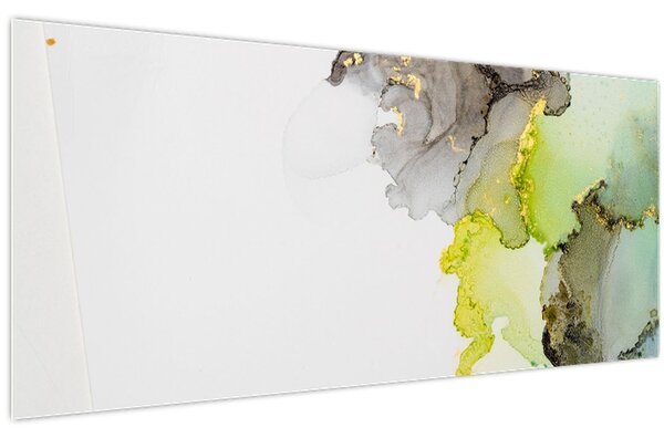 Kép - Absztrakt művészet tintával (120x50 cm)