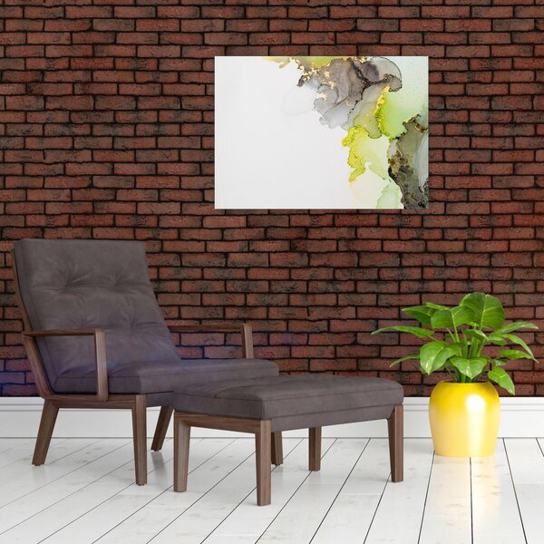 Kép - Absztrakt művészet tintával (70x50 cm)
