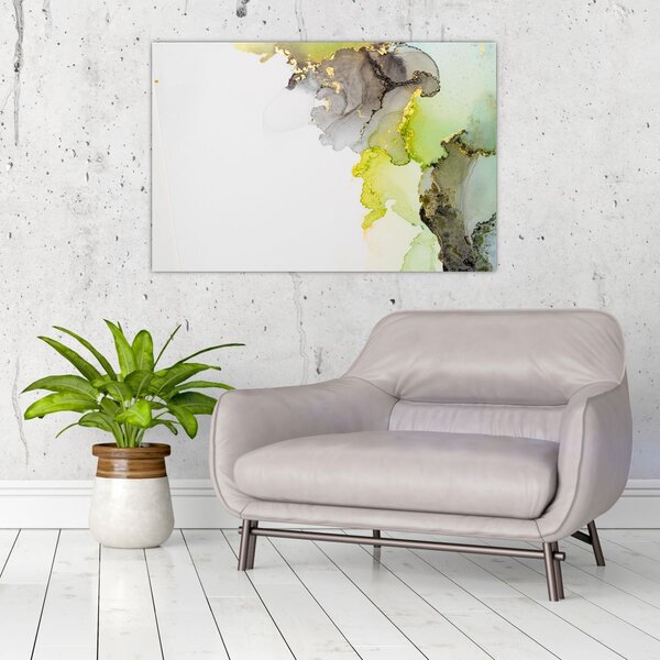 Kép - Absztrakt művészet tintával (90x60 cm)